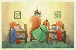 Goodnight: Good-night ? squirrels bed time
