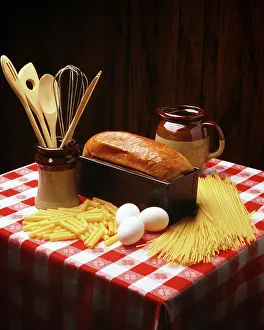 Crocks: Good Nutrition Bread in Loaf Pan Uncooked Pasta