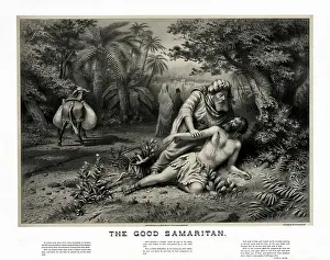 Thieves: The Good Samaritan, circa 1880