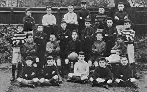 Clapham: Good Shepherd Home, Rectory Grove, Clapham - Footballers