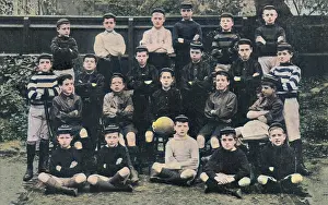 Clapham: Good Shepherd Home, Rectory Grove, Clapham - Footballers