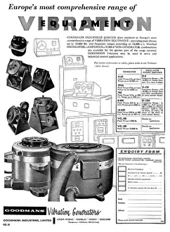 Vibration: Goodmans Vibration Generators
