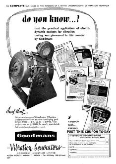 Goodmans: Goodmans Vibration Generators & Test Equipment