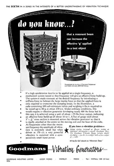 Goodmans: Goodmans Vibration Generators & Test Equipment