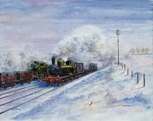 Webster: Goods in the Snow ' steam trains