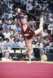 Gymnastics: Goodwill Games in Moscow, 1986