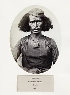 Gurkha: Goorung, military tribe, India. Gurung, Gurkha tribe