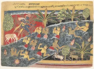 Lcgrfa1710: THE GOPIS PLEAD WITH KRISHNA TO RETURN THEIR CLOTHING