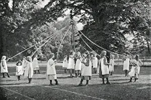 Isleworth: Gordon House Industrial School, Isleworth - Maypole dancing