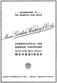 Watney: Gordon Watney Aeronautical Engineers