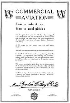 Watney: Gordon Watney, Weybridge. Aeronautical & Motor Engineers