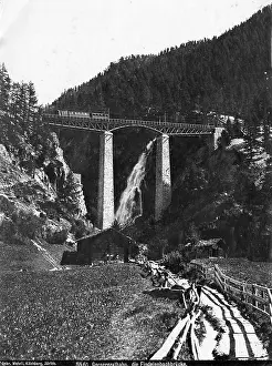 Gornergrat: The Gornergratbahn - Findelenbachbrucke