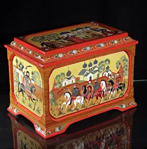 Lacquer: Gorodets folk art, 1991