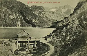 Weirs: Gosau. Gosausee with Dachstein (2996 m). 1903