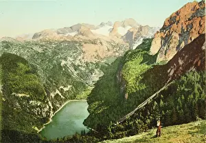 Dachstein: Gosau. Gosausee and Dachstein (2996 m) from