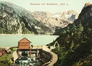 Weirs: Gosau. Gosausee with Dachstein (2996 m). About