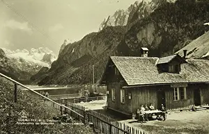Lenz: Gosau. Gosausee with Dachstein. Restauration