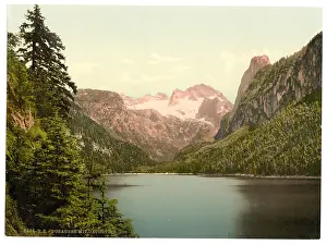Dachstein: Gosausee and Dachstein, Upper Austria, Austro-Hungary