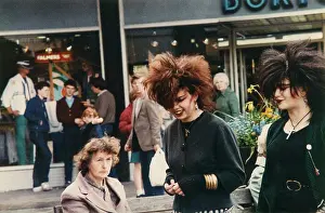Sense: Goth girls in a shopping precinct
