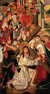 Jimenez: Gothic Art. Spain. 15th century. Jesus walked to Calvary (14