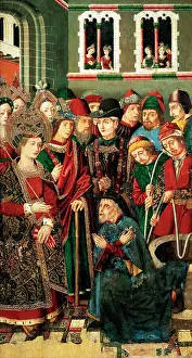 Jimenez: Gothic Art. Spain. 15th century. Confession of Jewish Judas