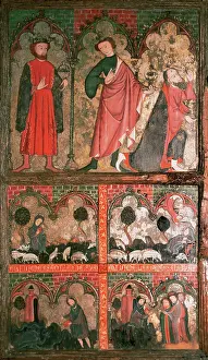 Tempera: Gothic art. St. Emilian tables. It represents scenes from th