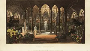 Gothic Revival: Gothic conservatory, Regency era