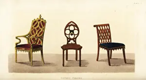 Gothic Style: Gothic dining chairs