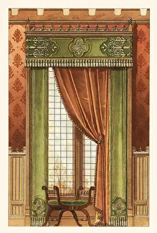 Avec: Gothic-style wall hanging, circa 1900