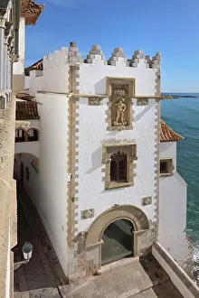 Xarxa: Gothic Tower, Maricel Museum, Sitges, Catalonia, Spain