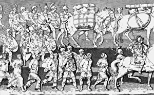 Theodosius: Gothic War 376 - 382, caputured Goths during