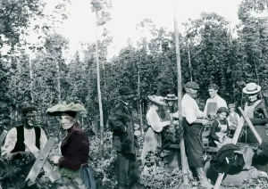 Goudhurst: Goudhurst, Hop Pickers 1904