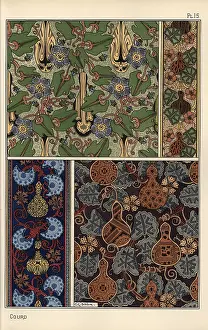 Gourd: Gourd in fabric and wallpaper patterns