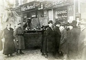 Polling: Government forces secure a polling station, 1919
