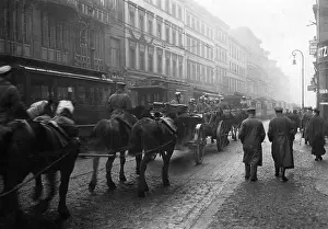 Reinhard: Government-loyal troops in the Invalidenstrasse in Berlin