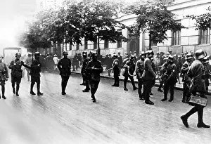 Strikes: Government-loyal troops during the Maerzkaempfe