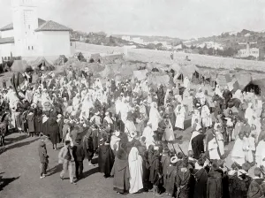 Tangiers: Governor going to Mosque, Tangier, Morocco, c.1900