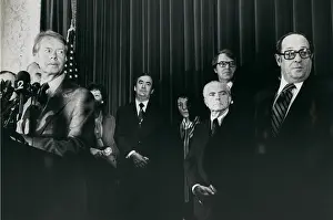 Hopeful: Governor Jimmy Carter with Democratic delegates