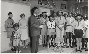Rennie: Governor opening exhibition of works, Mauritius