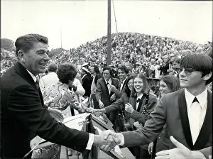 Fondness: Governor Ronald Reagan, Independence Day celebration