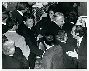 Regan: Governor Ronald Reagan after speech, New York