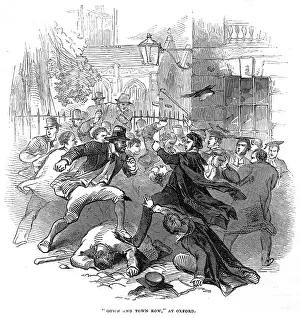 Brawling: Gown and Town row at Oxford