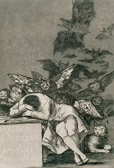 Lucientes: Goya (1746-1828). Spanish painter and printmaker. Los Capric