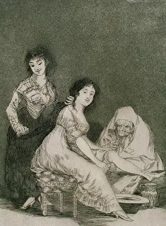 Lucientes: Goya (1746-1828). Spanish painter and printmaker. Los Capric