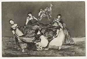 Tossing: GOYA Y LUCIENTES, Francisco de (1746-1828). Proverbs