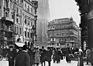 Strollers: Graben in Vienna, 1909