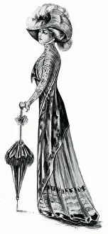 Tailored: Graceful frock for Ranelagh 1909