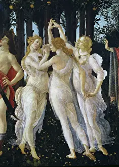 Primavera: The Graces, detail taken from