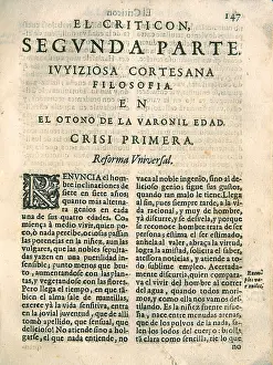 Moralist: GRACIAN, Baltasar (1601-1658)