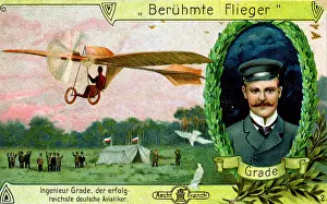 Chicory: Grade, Hans, 17.5.1879 - 22.10.1946, German aviator